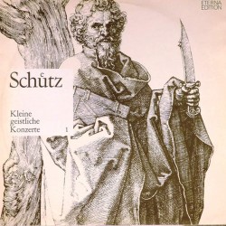 Пластинка Dresdner Kreuzchor. Dirigent: Rudolf Mauersberger Heinrich Schütz. Kleine Geistliche Konzerte 1